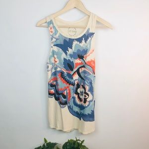 Lucky Brand floral tank sz S
